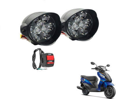 MOCKHE VLB-G59LD2P-141 Fog Lamp Motorbike LED for Suzuki (12 V, 27 W)(Lets, Pack of 2)