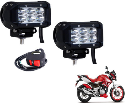 MOCKHE VLB-RCT6LD2P-51 Fog Lamp Motorbike LED for Hero (12 V, 18 W)(CBZ Xtreme, Pack of 2)