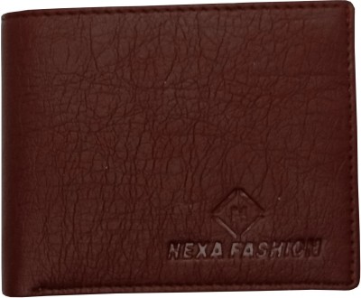 NEXA FASHION Men Casual Brown Artificial Leather Wallet(5 Card Slots)