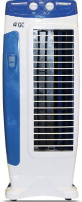 

Akshat Tower Fan with 25 Feet Air Delivery, High Speed, & Anti Rust Body Tower Air Cooler(Blue, White, 0 Litres)