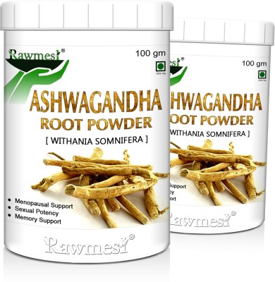 Rawmest Ashwagandha Root Powder (Withania Somnifera) 200 gm(200 g)