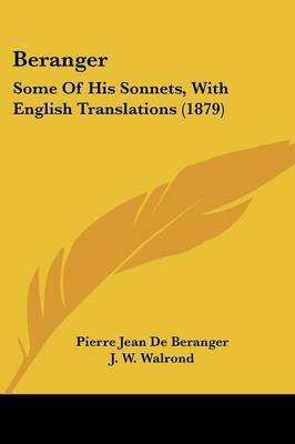 Beranger(English, Paperback, De Beranger Pierre Jean)