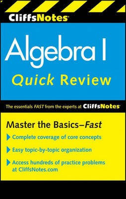 Cliffsnotes Algebra I Quick Review(English, Electronic book text, Bobrow Jerry)