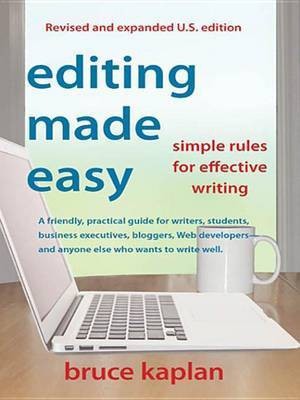 Editing Made Easy (E-Book Edition)(English, Electronic book text, Kaplan Bruce)