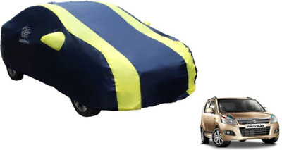 Auto Oprema Car Cover For Maruti Suzuki WagonR (With Mirror Pockets)(Blue, Yellow)