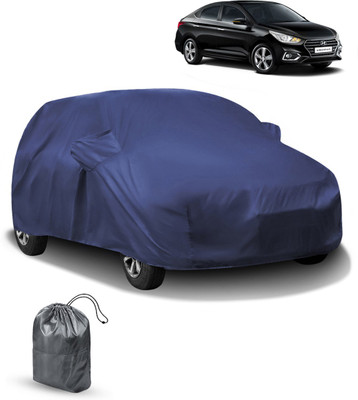 Spaiko Car Cover For Hyundai Grand i10 (With Mirror Pockets)(Blue, For 2017, 2018, 2016 Models)