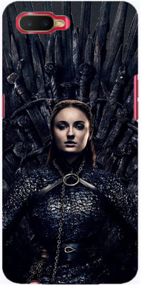 NDCOM Back Cover for OPPO K1 Games Of Thrones Arya Stark Printed(Multicolor, Hard Case, Pack of: 1)