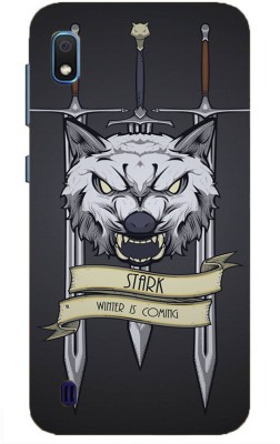 NDCOM Back Cover for Samsung Galaxy A10 Games Of Thrones Stark Winter Is Coming Printed(Multicolor, Hard Case)