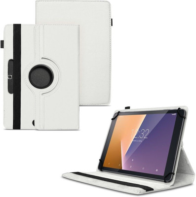 TGK Flip Cover for Samsung Galaxy Tab 3 SM-T311 Tablet 8 inch with Rotating Leather Stand Case(White, Shock Proof)