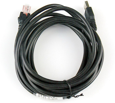 TechGear BarCode Scanner USB Cable Micro USB Cable(Compatible with barcode scanner, Black)