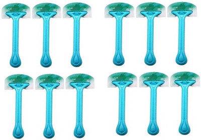GJSHOP Shaving Razor For Girls Only Disposable Razor_01 (Pack of 12), Women(Pack of 12)