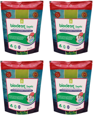

Bioclean Septic Bioclean Septic Tank Cleaner Odor eliminator Powder Drain Opener��(1 kg, Pack of 4) Powder Drain Opener(1 kg, Pack of 4)