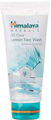 HIMALAYA Oil Clear Lemon 50ml (Pack of 4) Face Wash(200 ml)