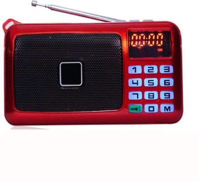 

CRETO Music Series S-53 FM Radio With LED Torch FM Radio(Red)