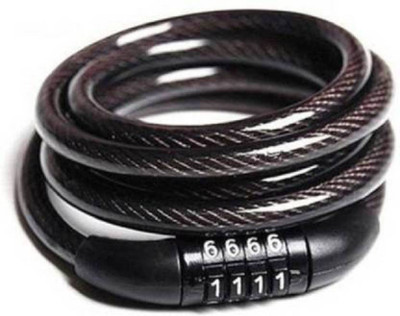 NIA DK STORE Plastic, Aluminium Cable Lock For Helmet