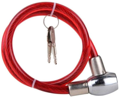 NIA DK STORE Plastic, Aluminium Cable Lock For Helmet