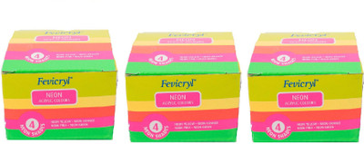 Fevicryl Pidilite Neon Colour Kit ( Pack of 3 )(Set of 12, Green)