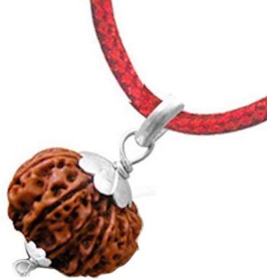 RUDRA DIVINE 9 Mukhi Rudraksha pendant Kavach Wood Pendant