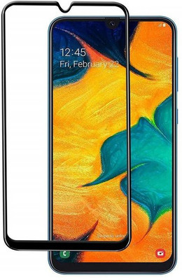 welldesign Edge To Edge Tempered Glass for Samsung galaxy A30(Pack of 1)
