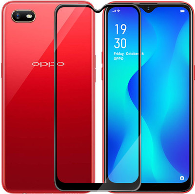 Hupshy Edge To Edge Tempered Glass for Oppo A1k(Pack of 1)