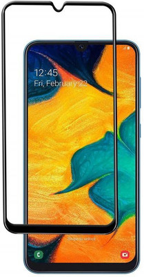 welldesign Edge To Edge Tempered Glass for Samsung galaxy A30(Pack of 1)
