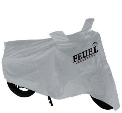 FEUEL Two Wheeler Cover for Universal For Bike(Hunk, Silver)