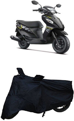 Utkarsh Two Wheeler Cover for Suzuki(Let's, Black)