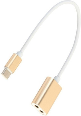 

BB4 Type C Usb to 3.5mm Female Earphone Headphone Splitter USB Adapter(Multicolor)
