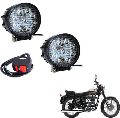 MOCKHE LED Fog Light for Royal Enfield Bullet 350