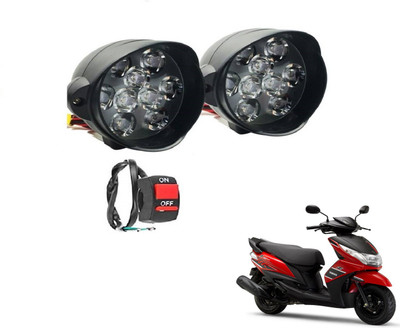 MOCKHE VLB-G59LD2P-191 Fog Lamp Motorbike LED for Yamaha (12 V, 27 W)(Ray Z, Pack of 2)