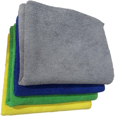 Shinecare Microfiber Vehicle Washing  Cloth(Pack Of 4, 280 GSM)