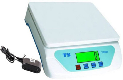 Khargadham TS_500 30Kg Digital Electronic Kitchen Scale with Tare Function With Adapter Digital Multi-Purpose Weighing Scale(OFF_WHITE_3)