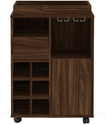 Furn Central Engineered Wood Bar Cabinet(Finish Color - Imbuia)