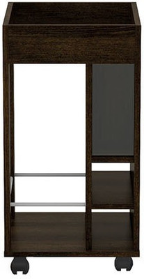 Furn Central Engineered Wood Bar Cabinet(Finish Color - Tobacco)