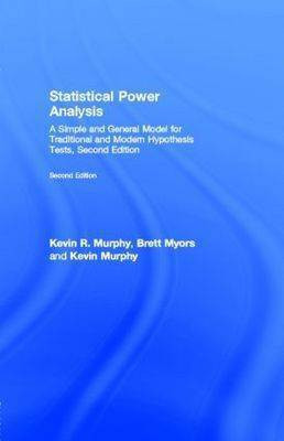 Statistical Power Analysis(English, Electronic book text, Murphy Kevin R)