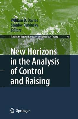 New Horizons in the Analysis of Control and Raising(English, Electronic book text, Davies William D)