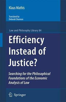 Efficiency Instead of Justice?(English, Electronic book text, Mathis Klaus)