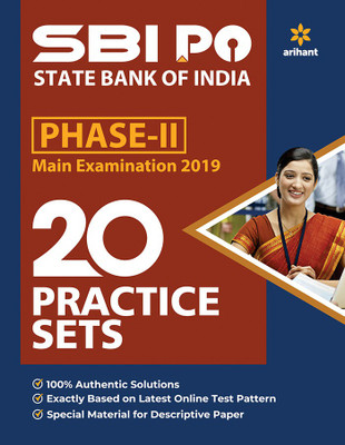 SBI PO Phase II Practice Sets Main Exam 2019(English, Paperback, unknown)