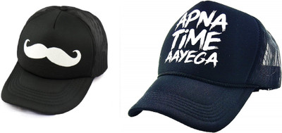 FashMade Printed Sports/Regular Cap Cap(Pack of 2)