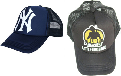 FashMade Printed Sports/Regular Cap Cap(Pack of 2)