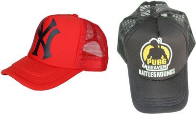 FashMade Printed Sports/Regular Cap Cap(Pack of 2)