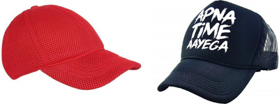 FashMade Printed Sports/Regular Cap Cap(Pack of 2)