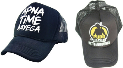 FashMade Printed Sports/Regular Cap Cap(Pack of 2)