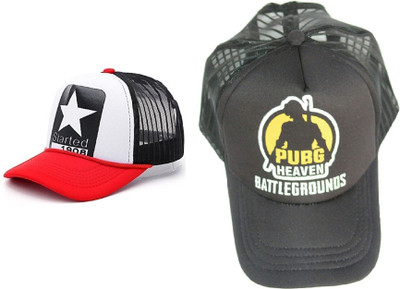 FashMade Printed Sports/Regular Cap Cap(Pack of 2)
