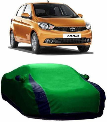 HOLME'S Car Cover For Tata Tiago (With Mirror Pockets)(Green)