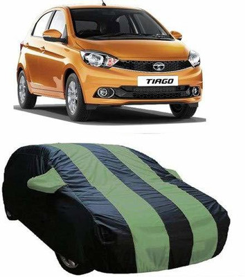 HOLME'S Car Cover For Tata Tiago (With Mirror Pockets)(Green)