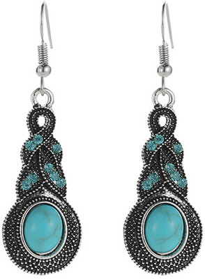 Sukkhi Shimmering Crystal Alloy Drops & Danglers