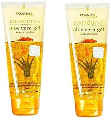PATANJALI Saundarya Aloe Vera Gel Kesar Chandan (150 ML) - Pack of 2(150 ml)