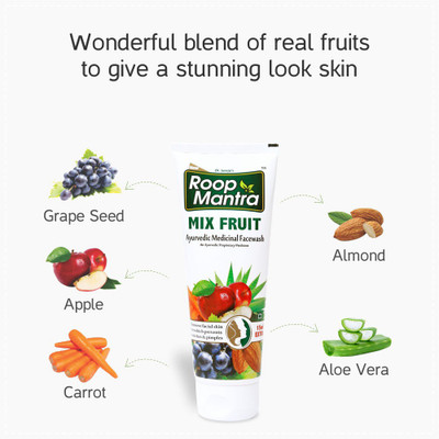 

Roop Mantra Mix Fruit Face Wash 115ml, Pack of 3 Face Wash(115 ml)