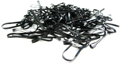 S Mark Small Elastics Stretchy Band Hair Tie Ponytail Hair Rubber 120PCZ Rubber Band(Black)